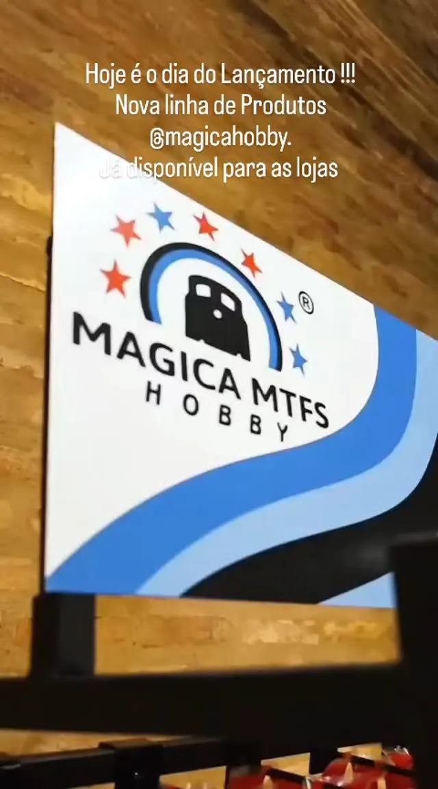 Paisagem em miniatura com relevo e vegetação da Magica MTF